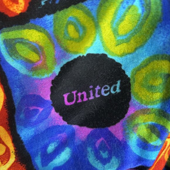 Evelyn Margolis United Airlines Hawaiian Vintage 60s Steward Shirt Size Medium - Picture 5 of 12